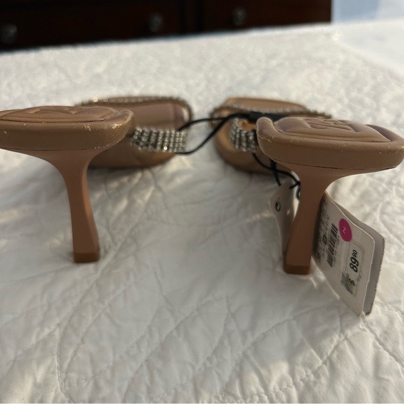 NWT Zara Sparkly Strap Heeled Sandals - Picture 7 of 8